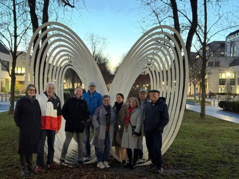 Acht Ehrenamtliche der IG Niere mit der Vorsitzenden des Bundesverbandes Niere